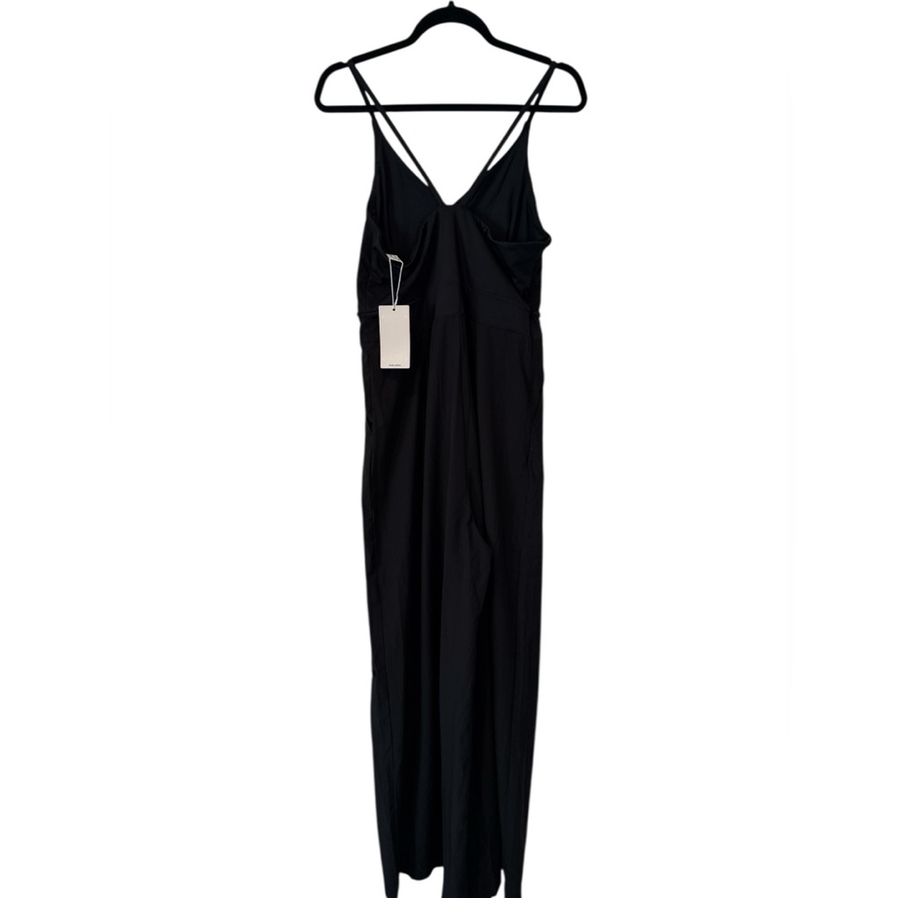 HALARA Black Spaghetti Strap onesie jumpsuit